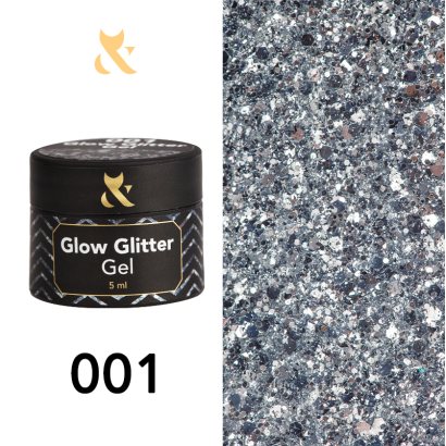 F.O.X Glow Glitter Gel 001 5ml