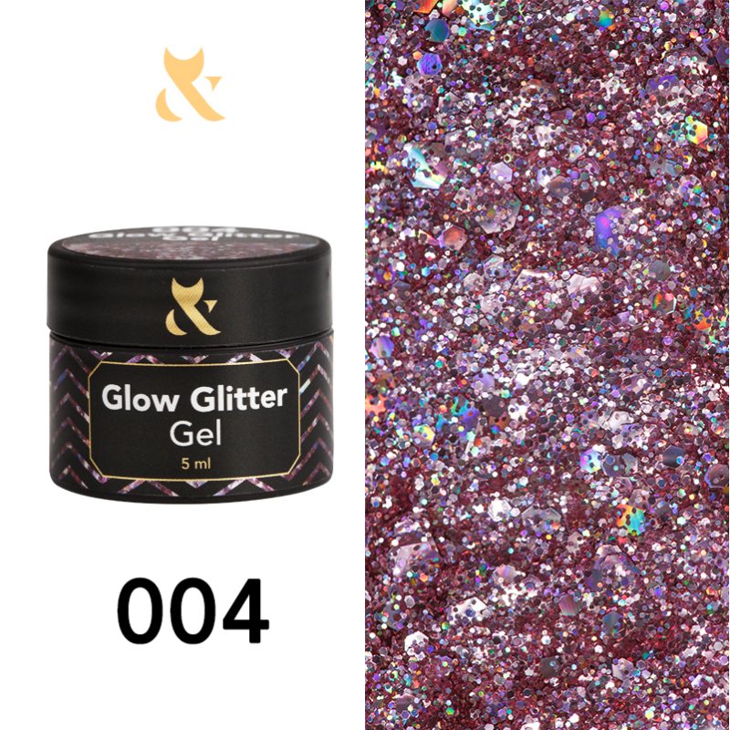 F.O.X Glow Glitter Gel 004 5ml