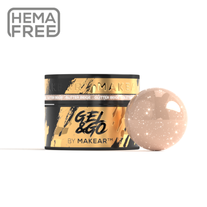 Gel&Go Glitter Beige GG25 -...