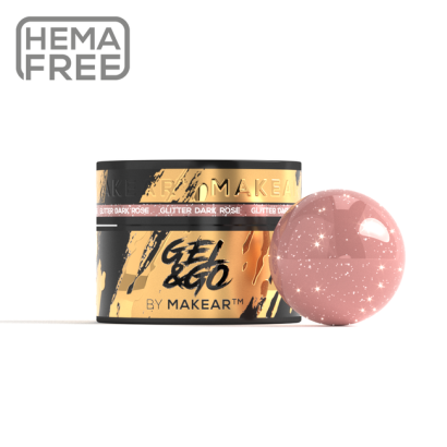 Gel&Go Glitter Dark Rose...