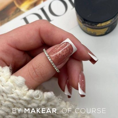 Gel&Go Glitter Dark Rose...