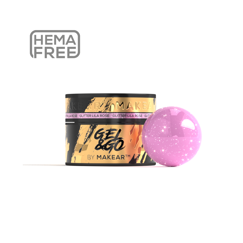 Gel&Go Glitter Lila Rose...
