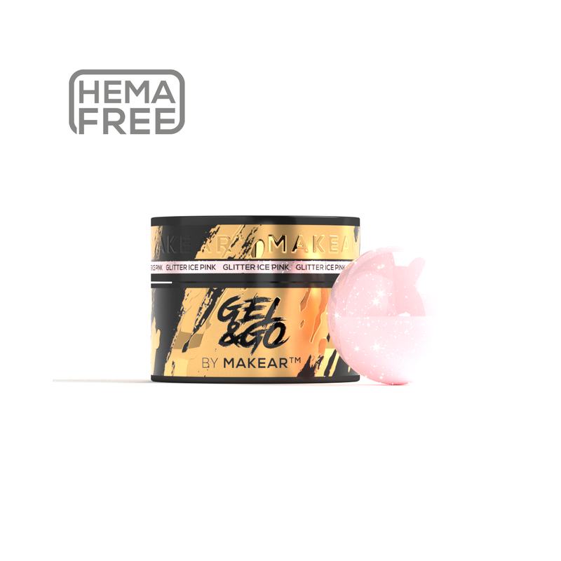 Gel&Go Glitter Ice Pink...
