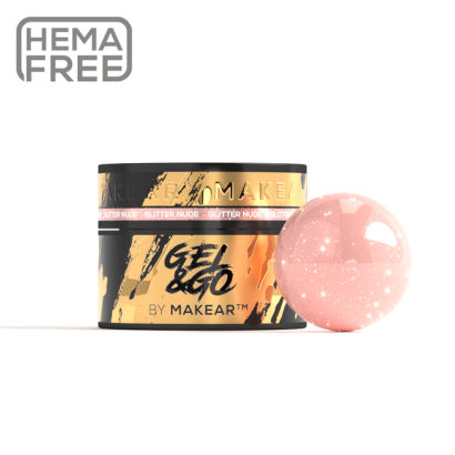 Gel&Go Glitter Nude GG26 -...