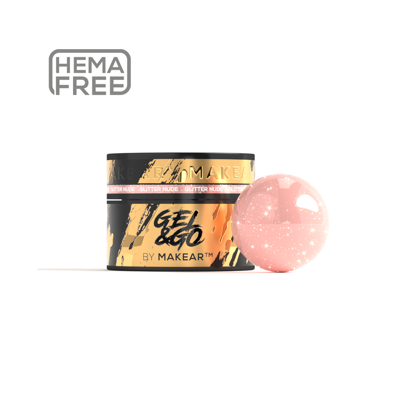 Gel&Go Glitter Nude GG26 -...