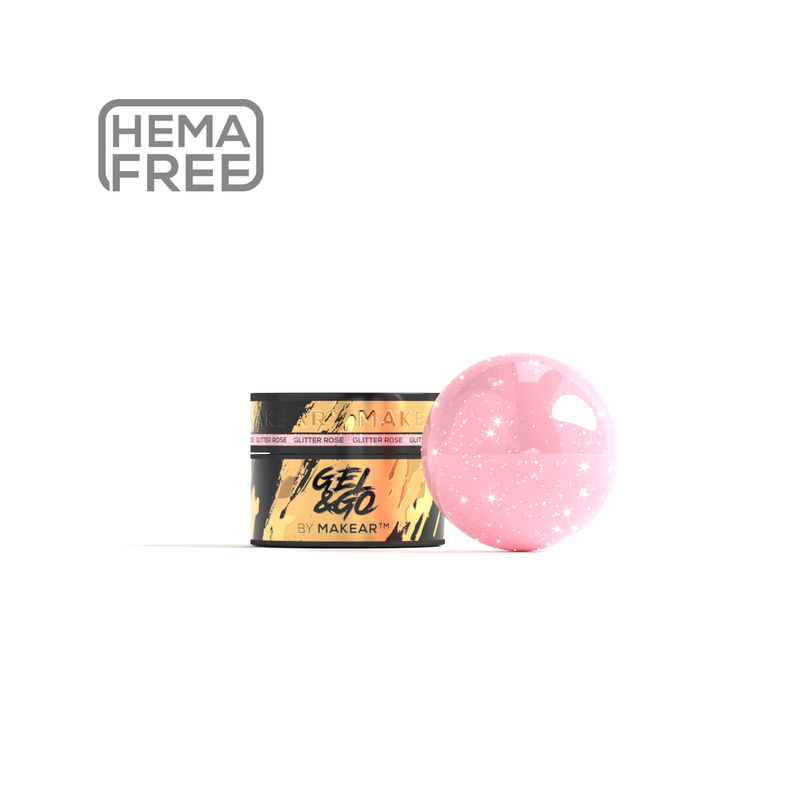 Gel&Go Glitter Rose GG23 -...