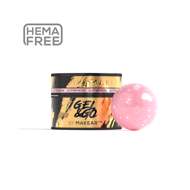 Gel&Go Glitter Rose GG23 -...